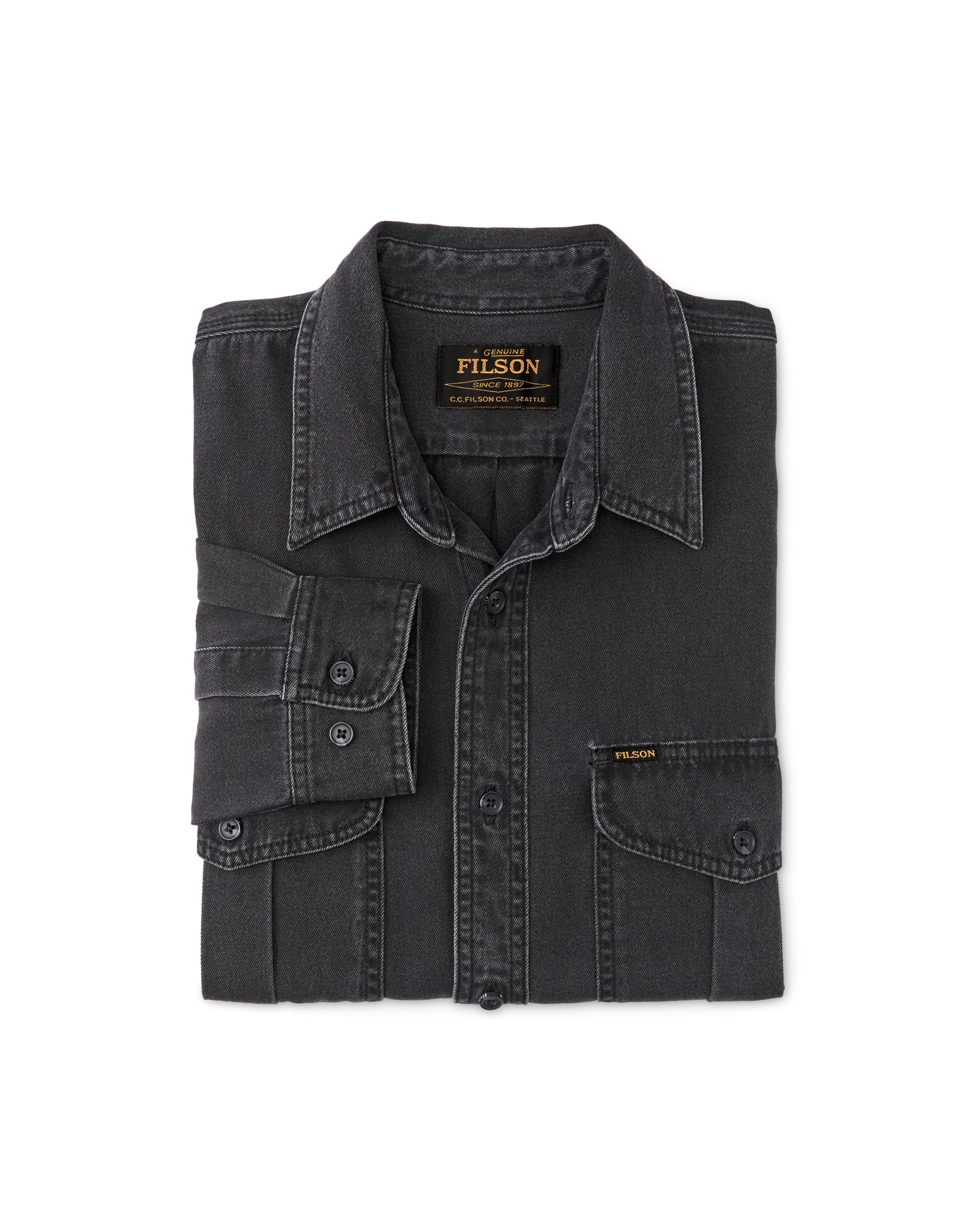 Denim Alaskan Guide Shirt "Black"