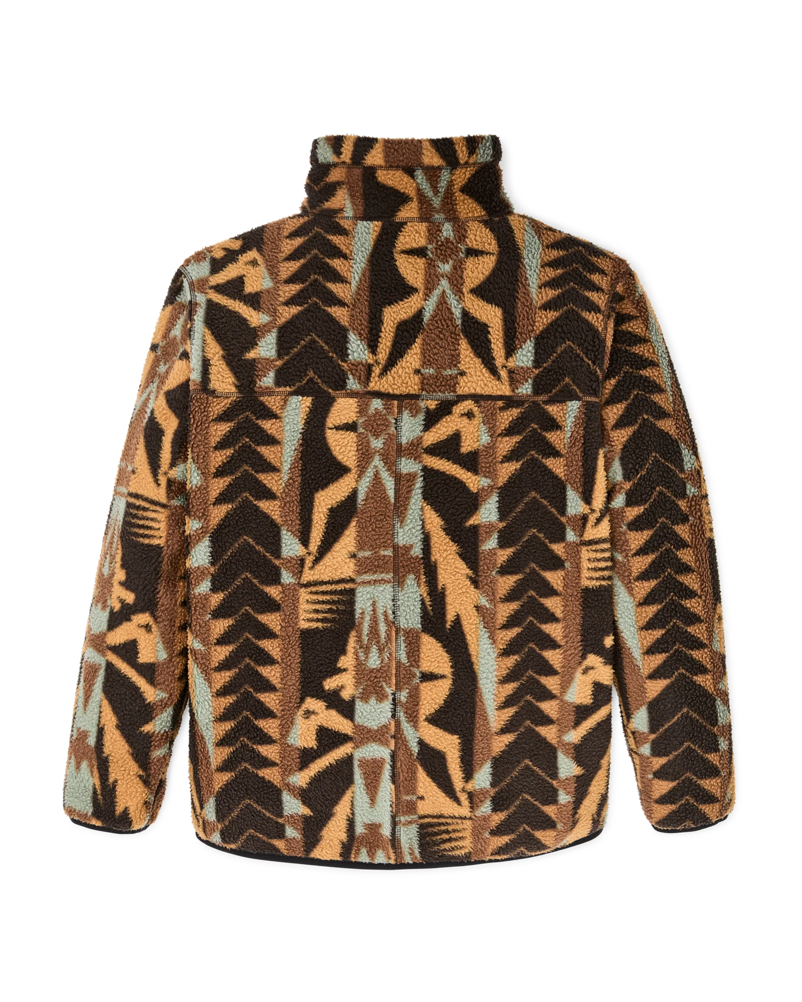 Reversible Pile Fleece Jacket "Brown/Night Camp"