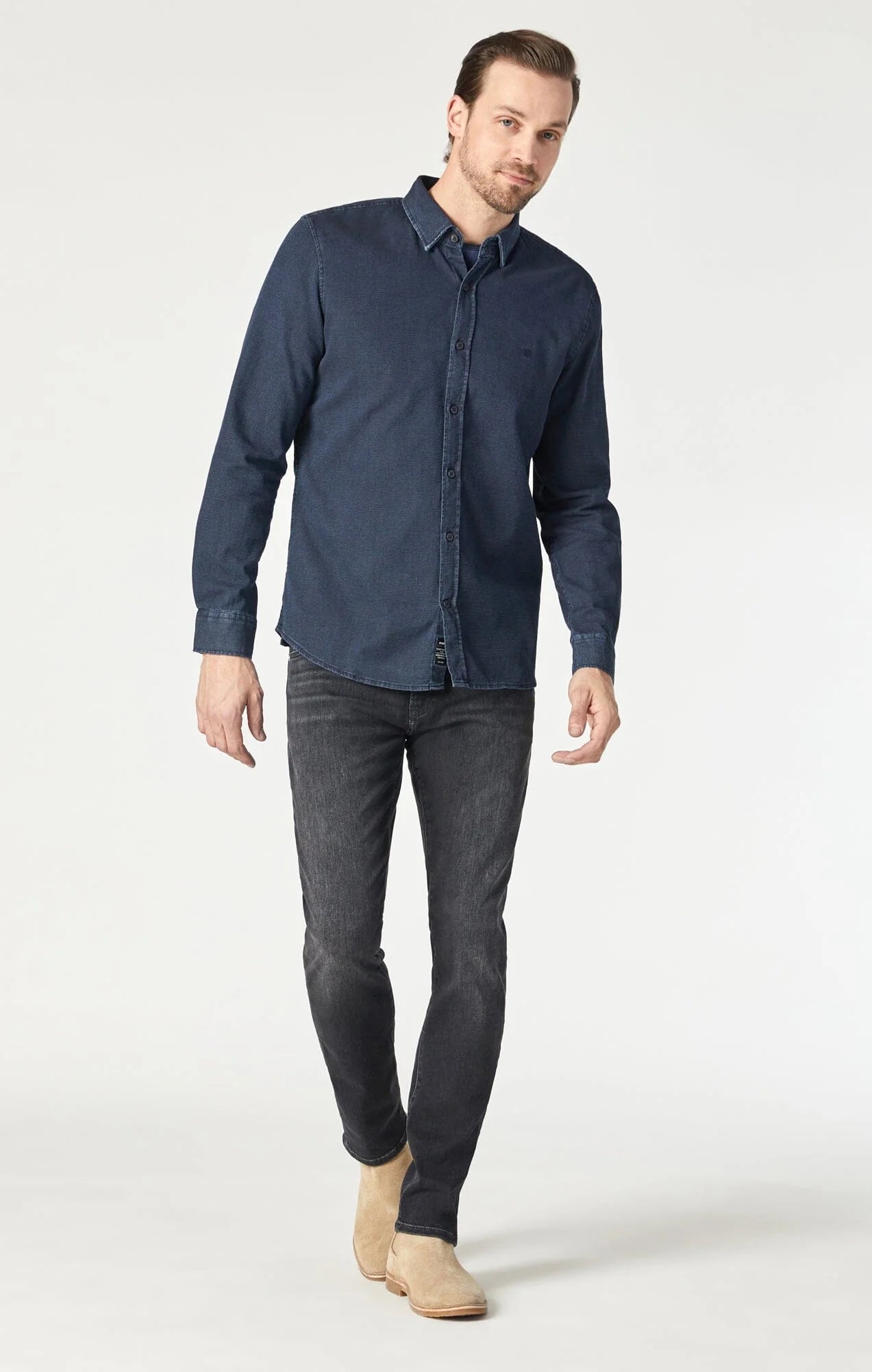 Marcus "Black Shadow Feather Blue"