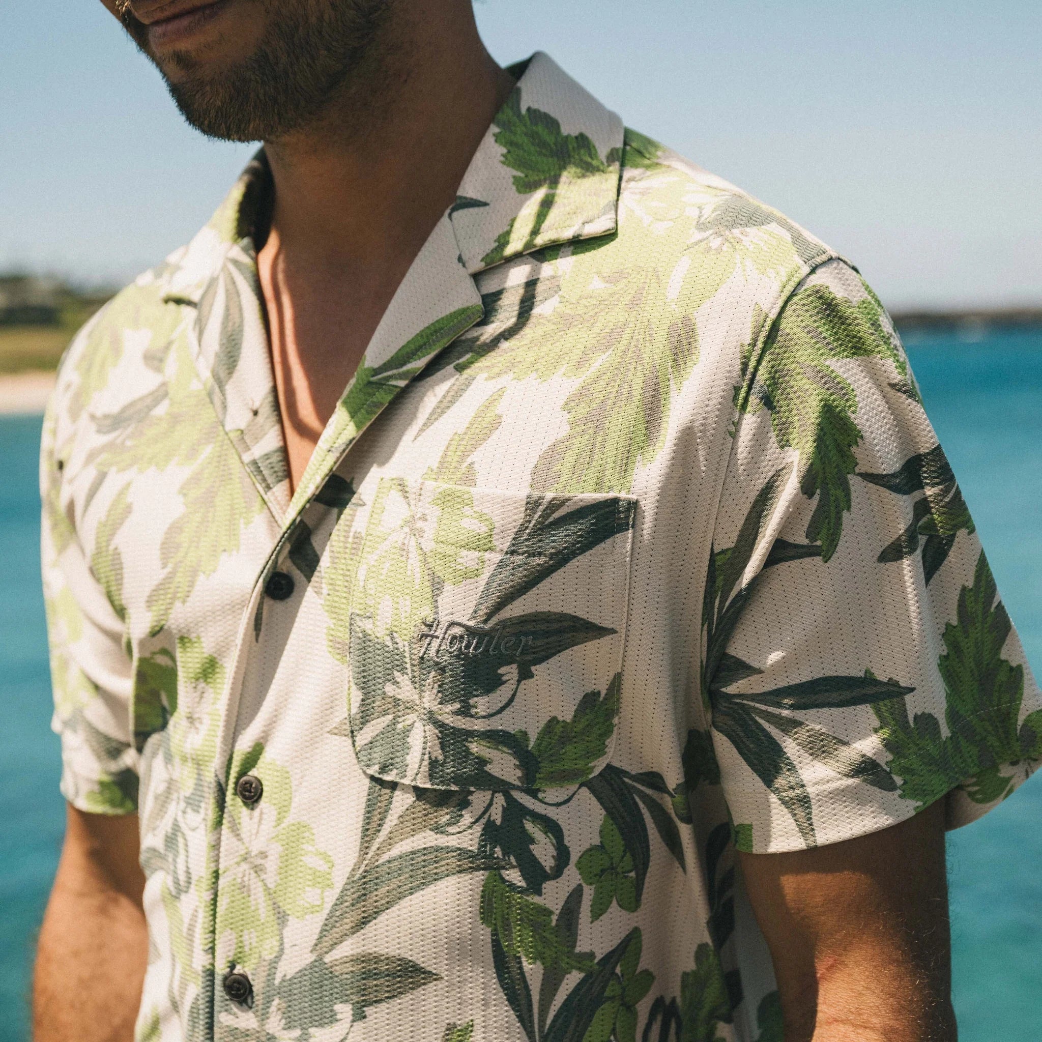 Palapa Shirt "Flagler Floral"
