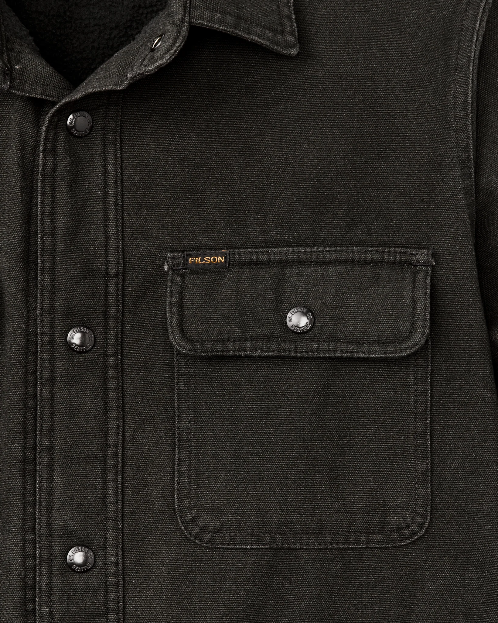 Fleece Lined Jac-Shirt "Peat"