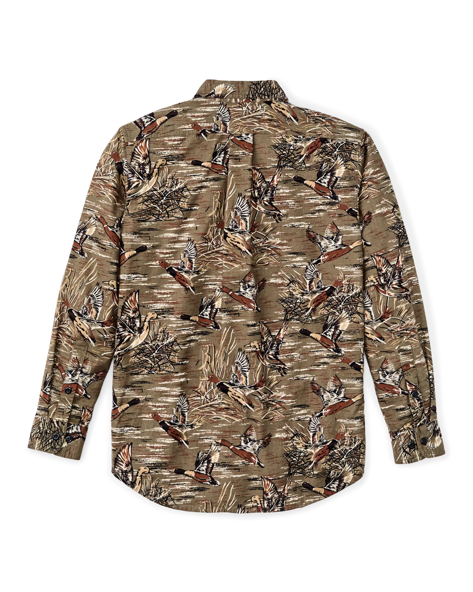 Field Flannel "Brown/Marsh Mallards"