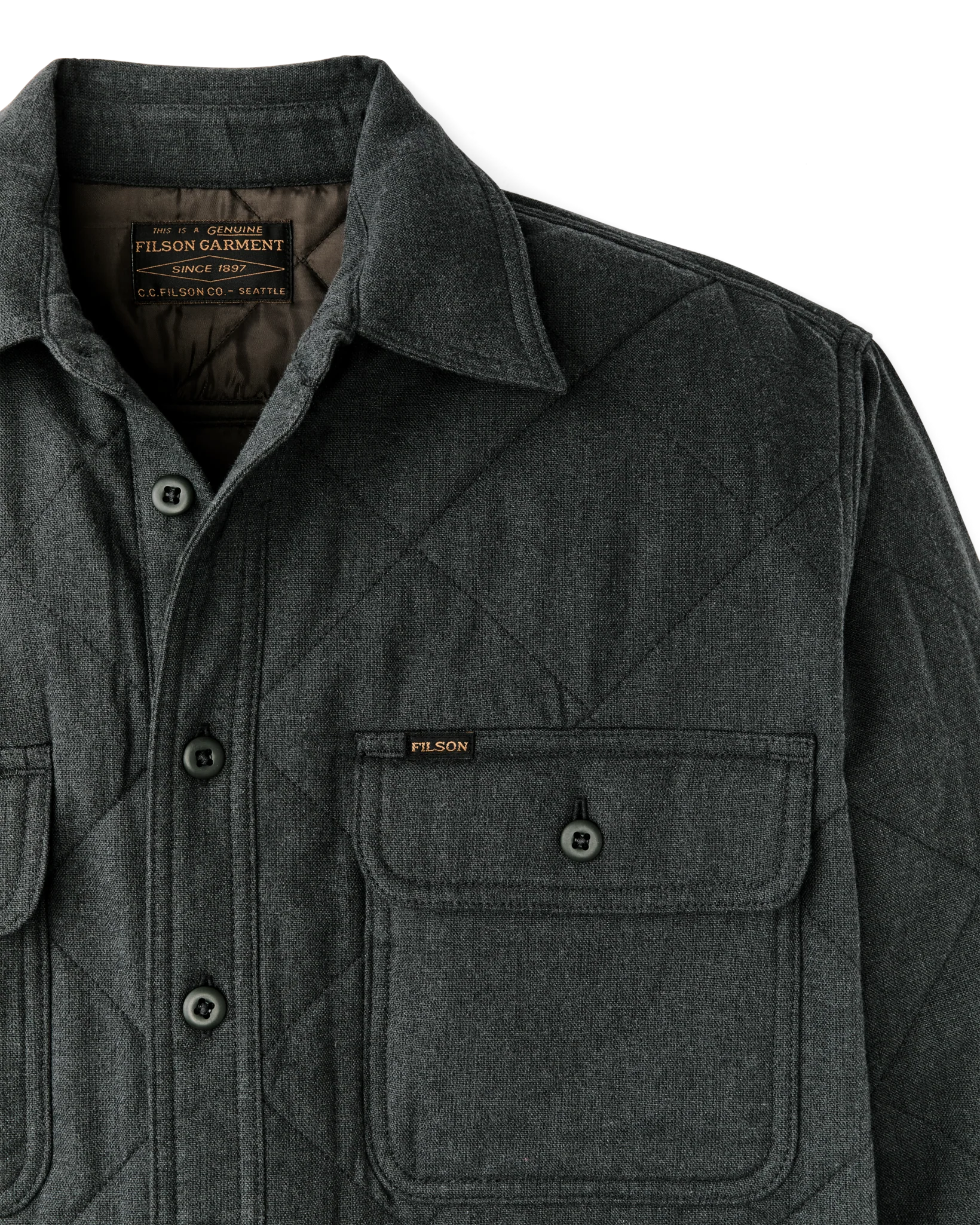 Insulated Flannel Shirt "Charcoal"