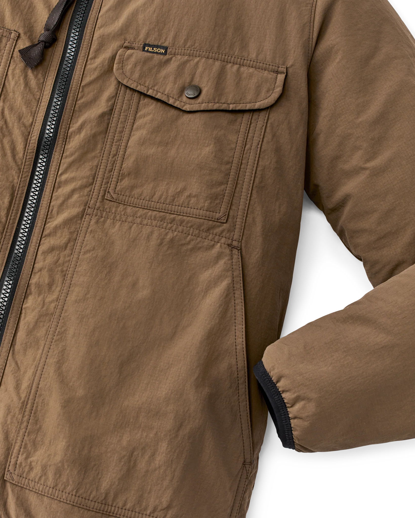 Reversible Pile Fleece Jacket "Brown/Night Camp"