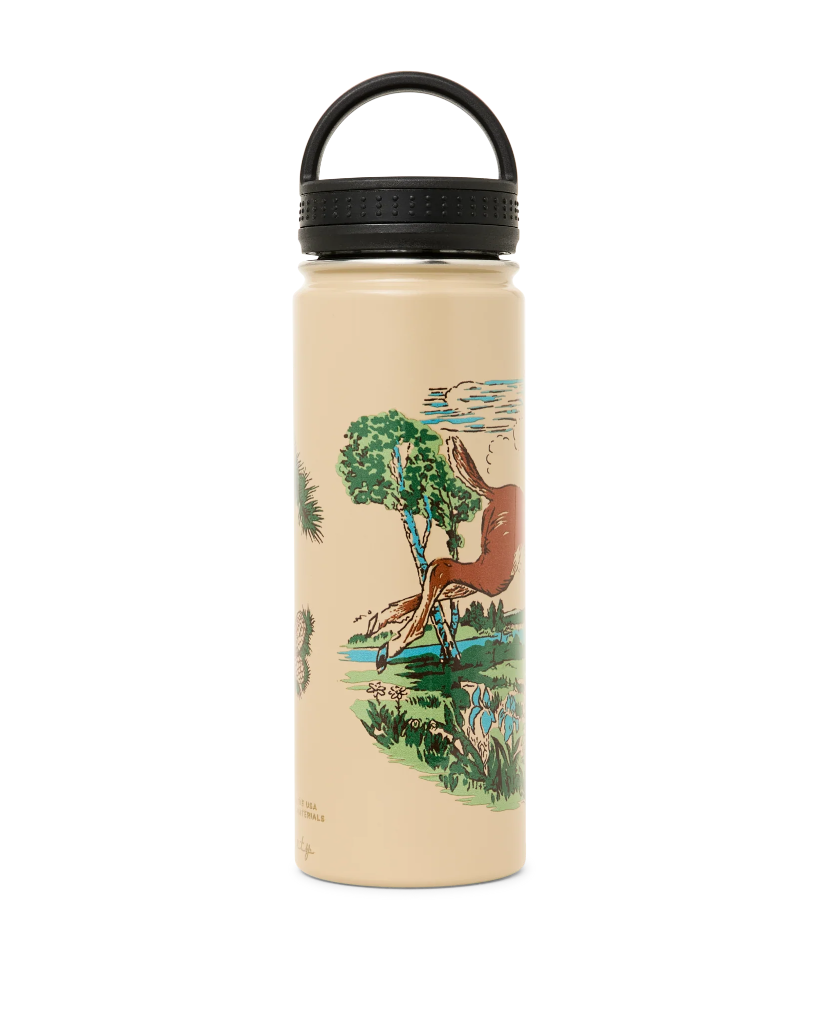 Insulated Water Bottle "Sand Stone/ Dear Leap"