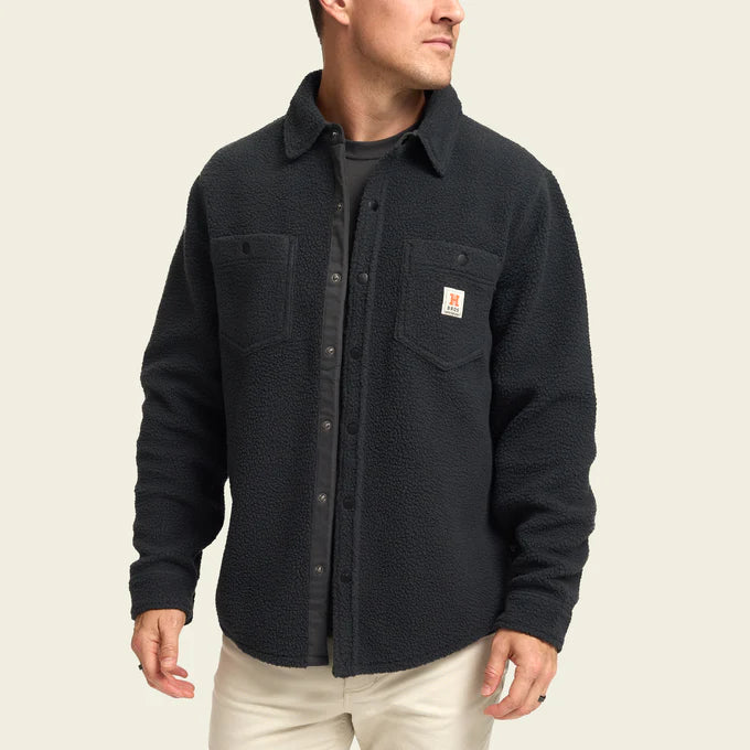 Allegheny Fleece Overshirt "Antique Black"