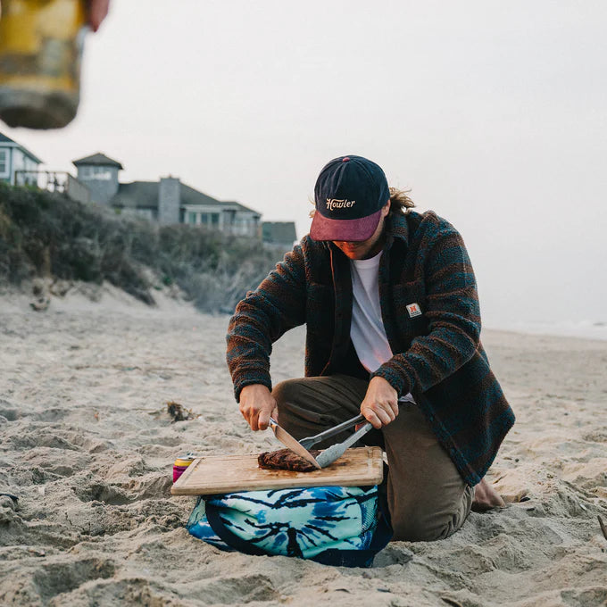 Allegheny Fleece Overshirt "Hanko Stripe/Mink Brown"