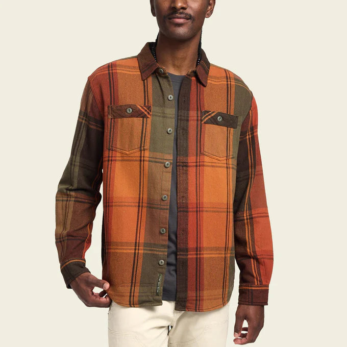 Rodanthe Blanket Flannel "Killian Plaid/Hot Horizon"