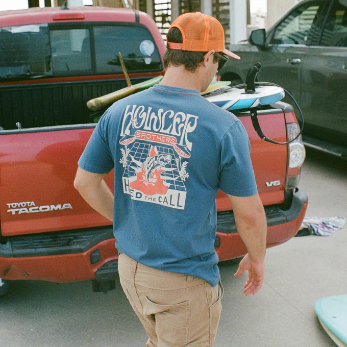 Bass Breakthrough Cotton Pocket Tee "Key Largo"