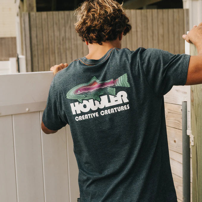 Trucha Tee "Charcoal Heather"
