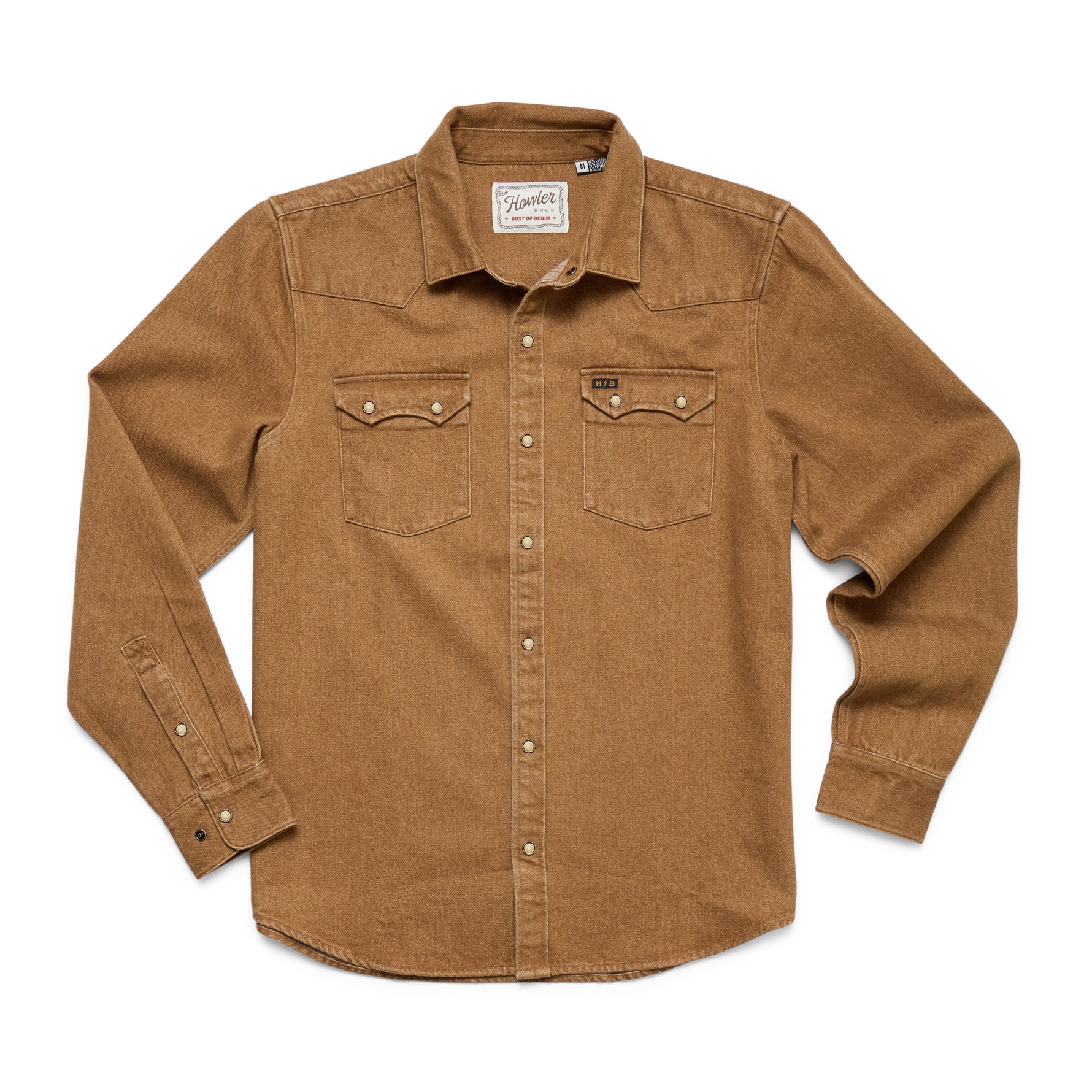 Dust Up Denim Snapshirt "Owens Oaker Wash"