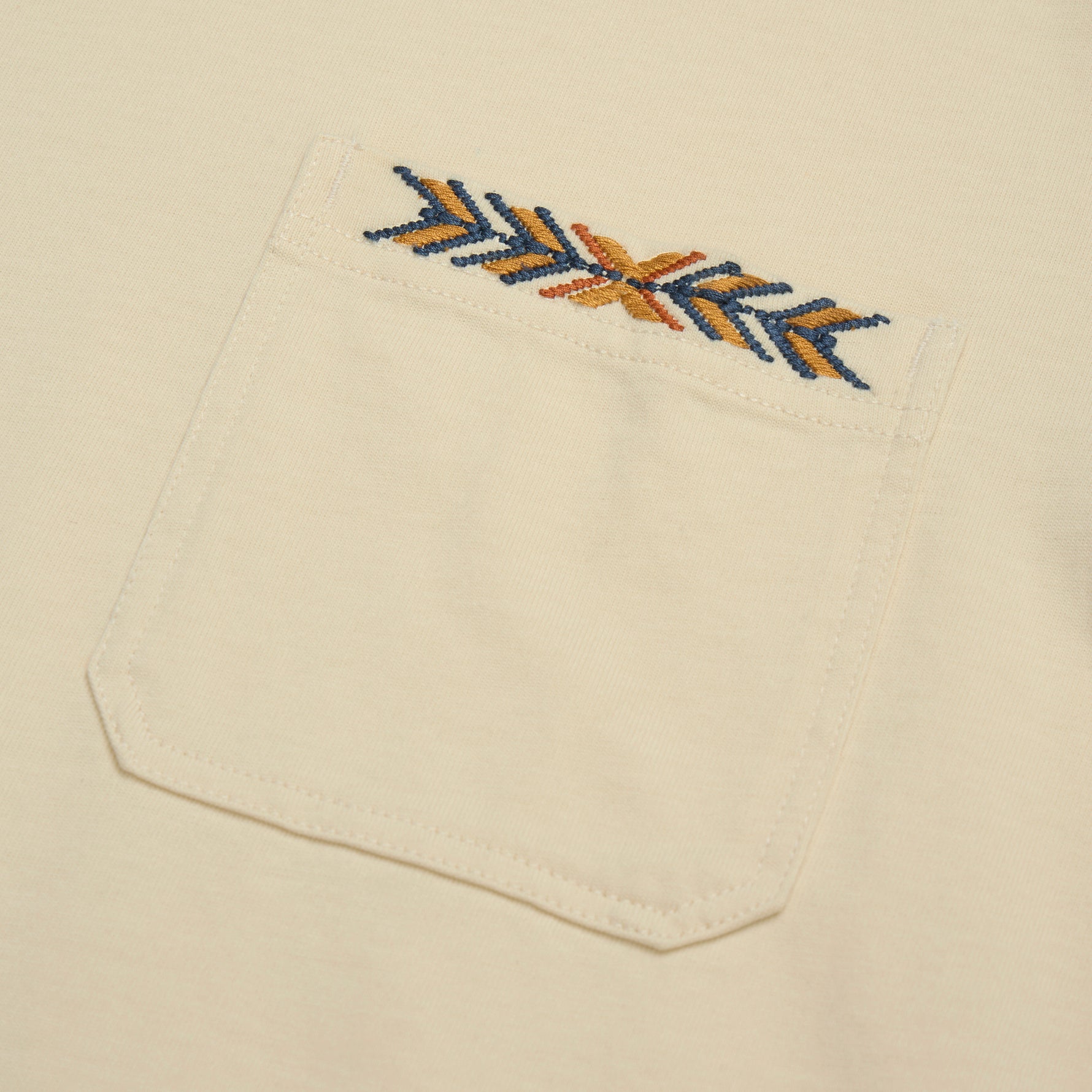 Spectrum Pocket Tee "Bone White"