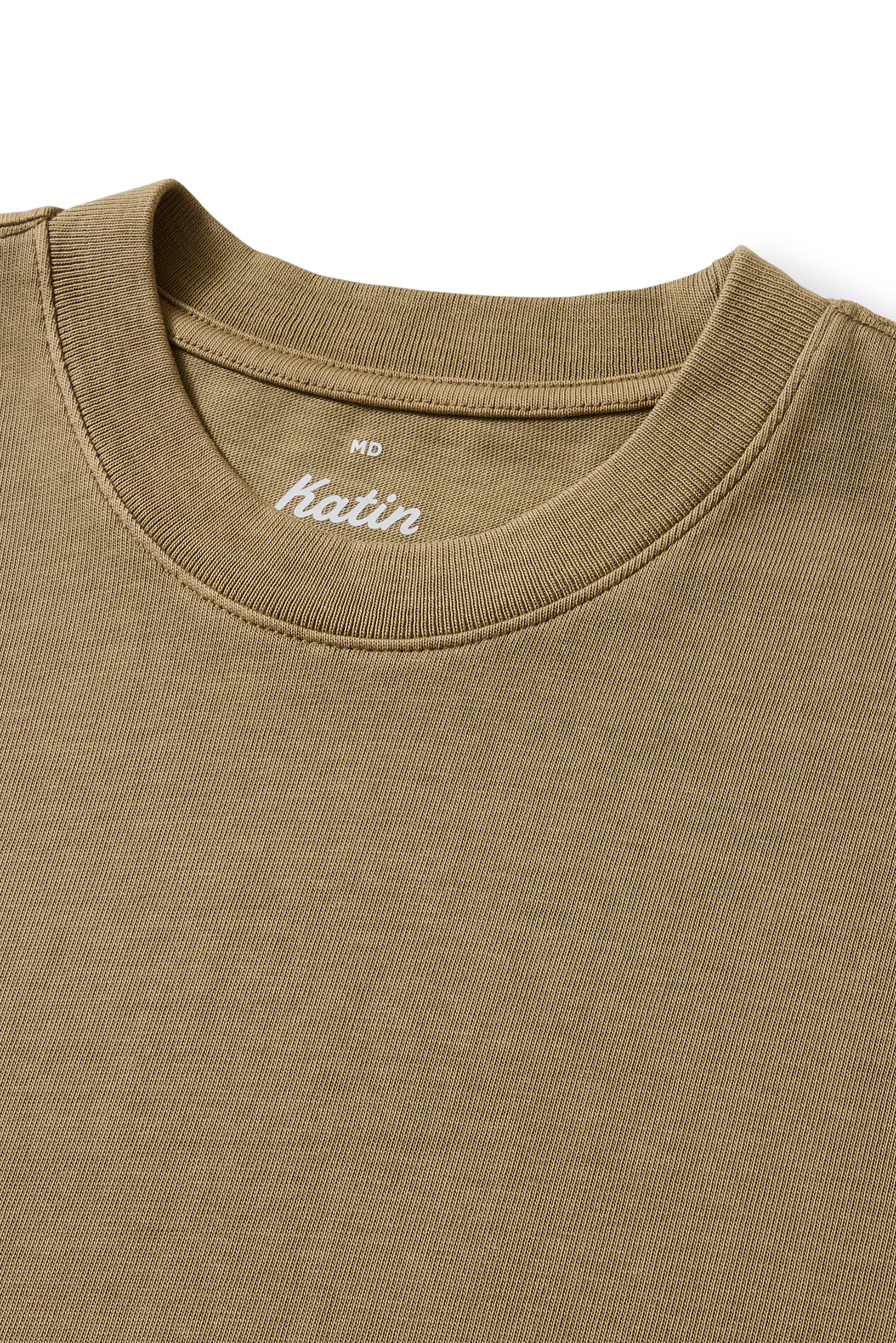 Box Fit Heritage Tee "Covert Green Pigment Dye"