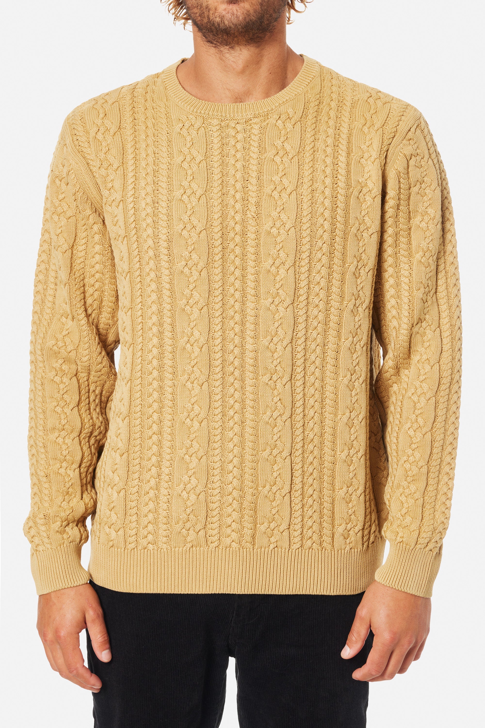 Fisherman Sweater "Driftwood"