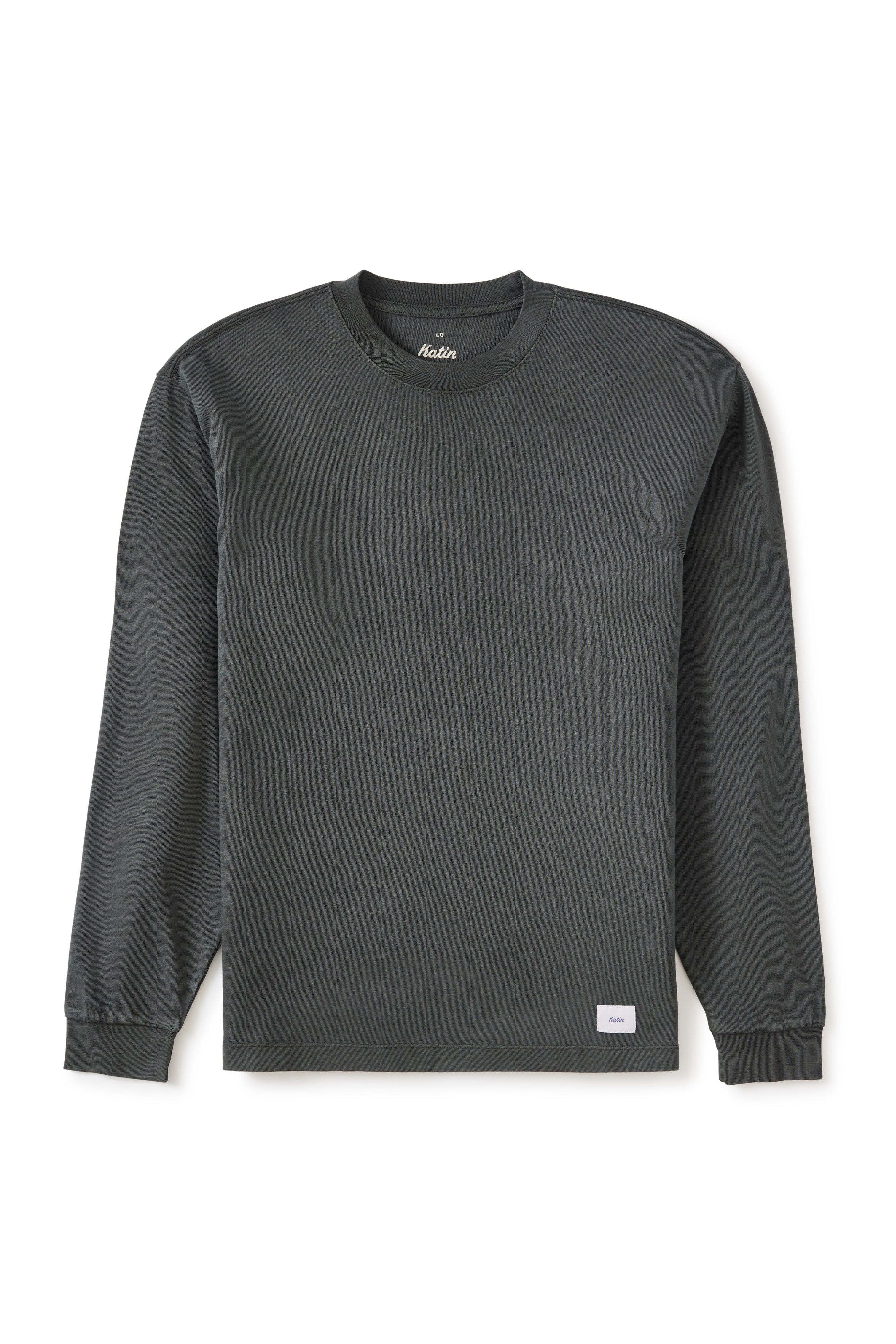Heritage Box Fit LS Tee "Black Wash"