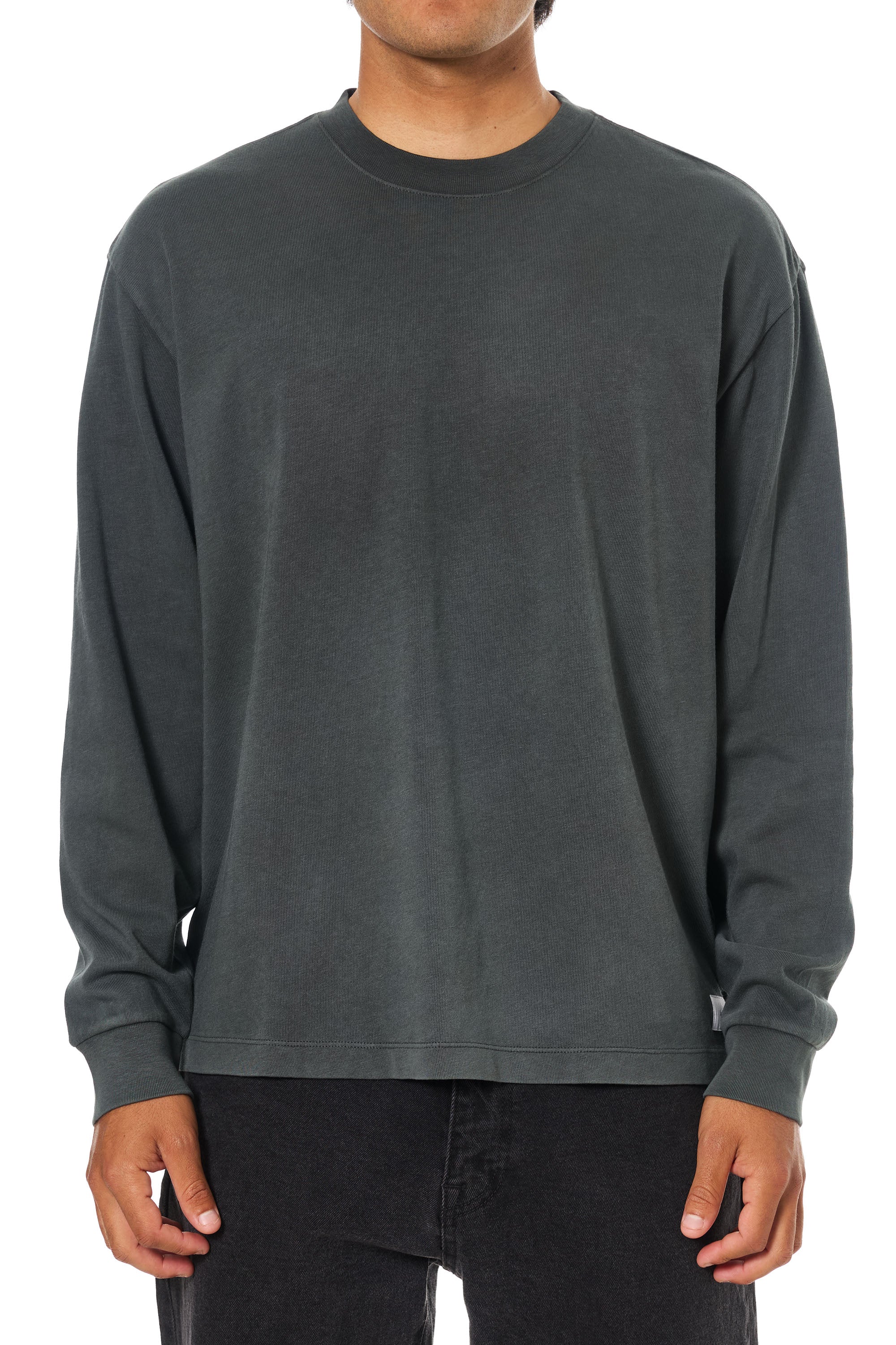 Heritage Box Fit LS Tee "Black Wash"