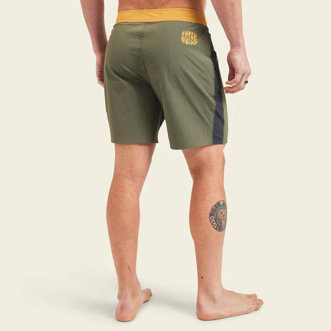 Del Este Boardshort "Sun Drinker/ Algae"