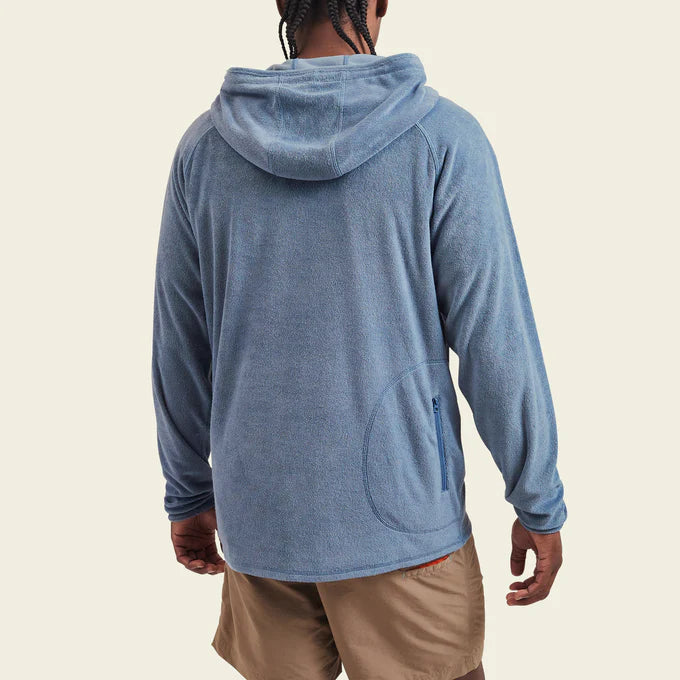 Terry Cloth Hoodie "Mirage Blue"