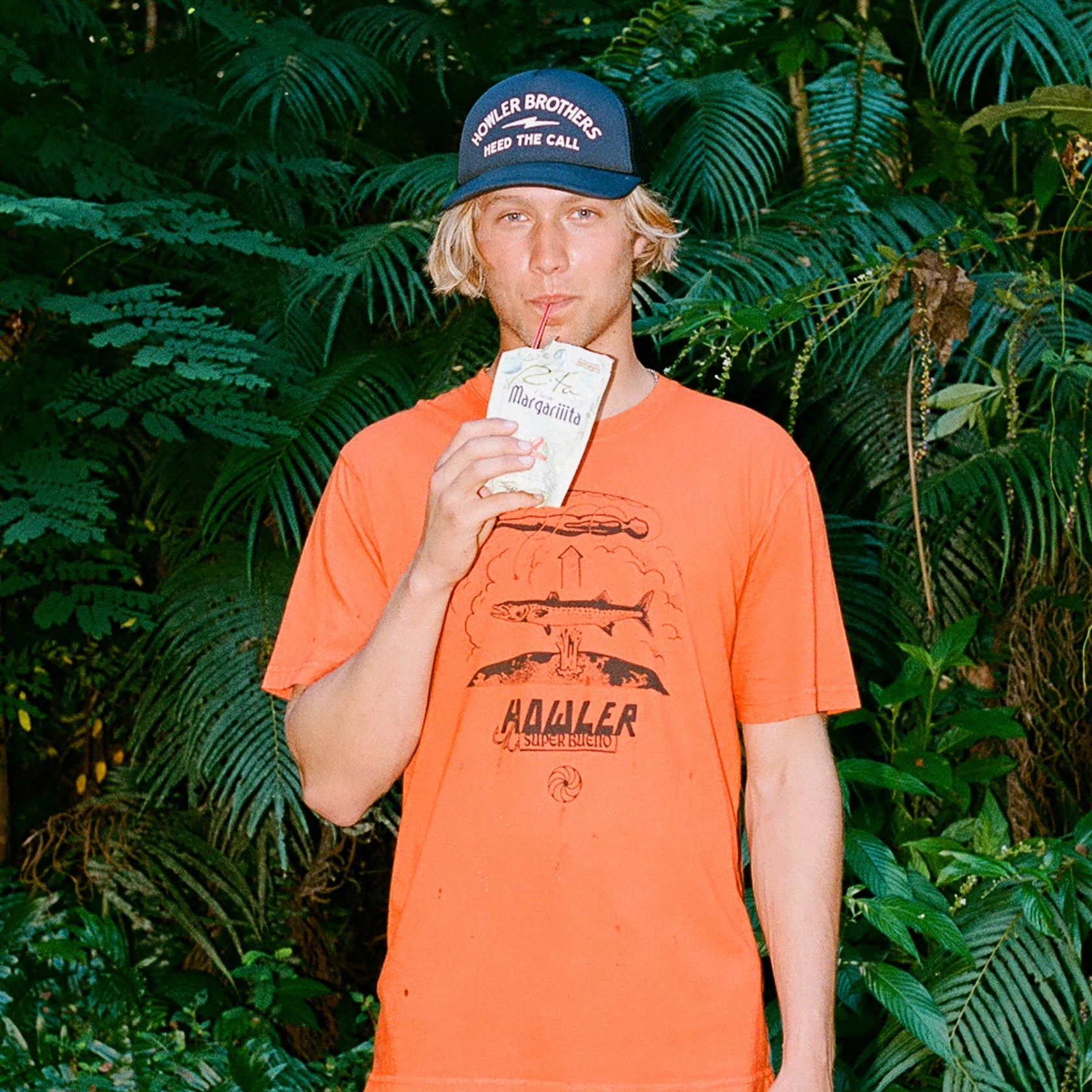Astral Order Cotton Tee "Orange"