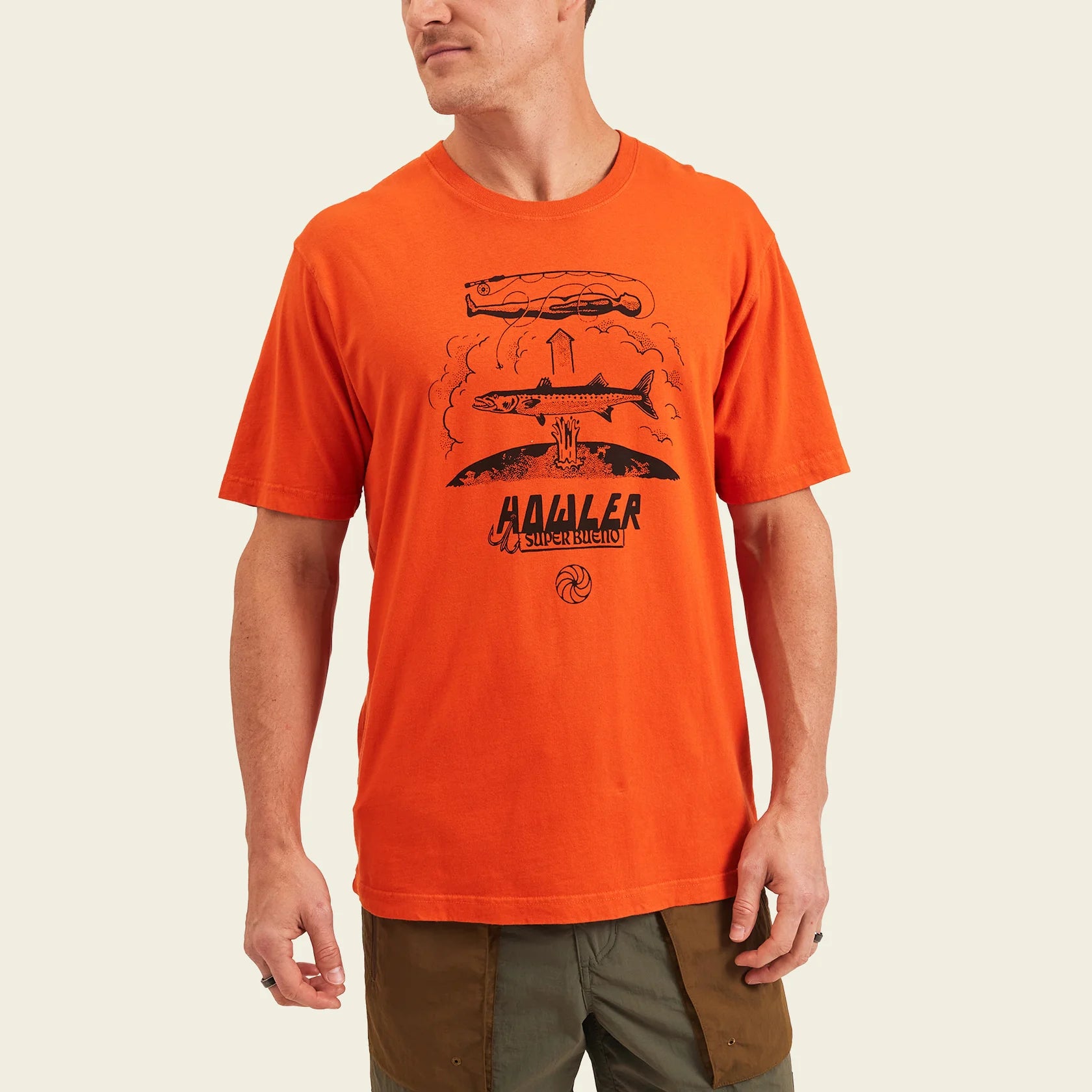 Astral Order Cotton Tee "Orange"