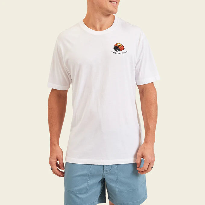 Chatty Bird Cotton Tee "Vintage White"