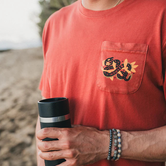 Creative Creatures Eel Cotton Tee "Terracotta"