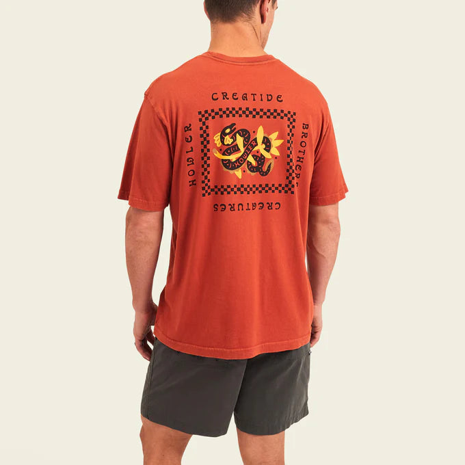 Creative Creatures Eel Cotton Tee "Terracotta"