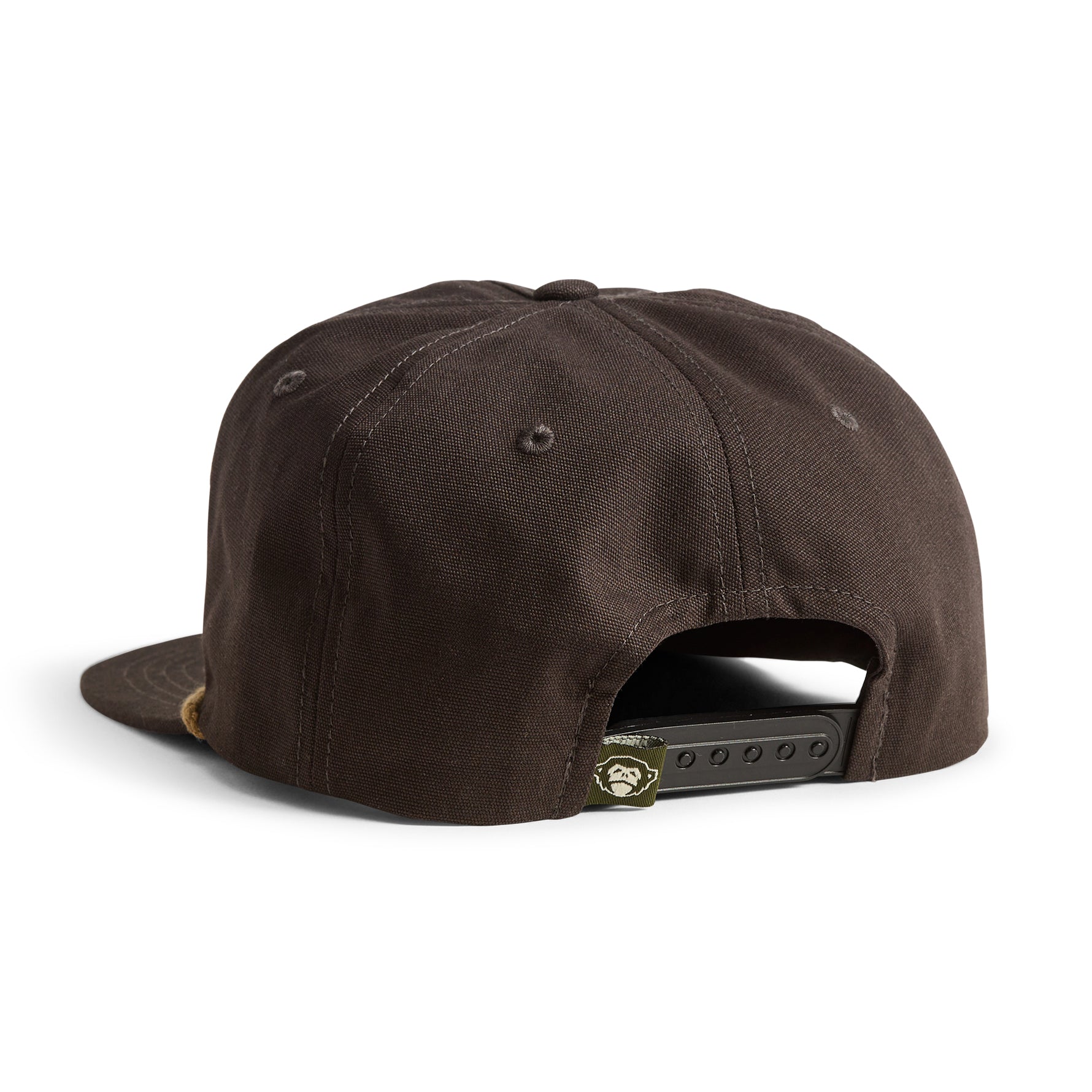 Travelin Fish Unstructured Snapback Hat "Antique Black"