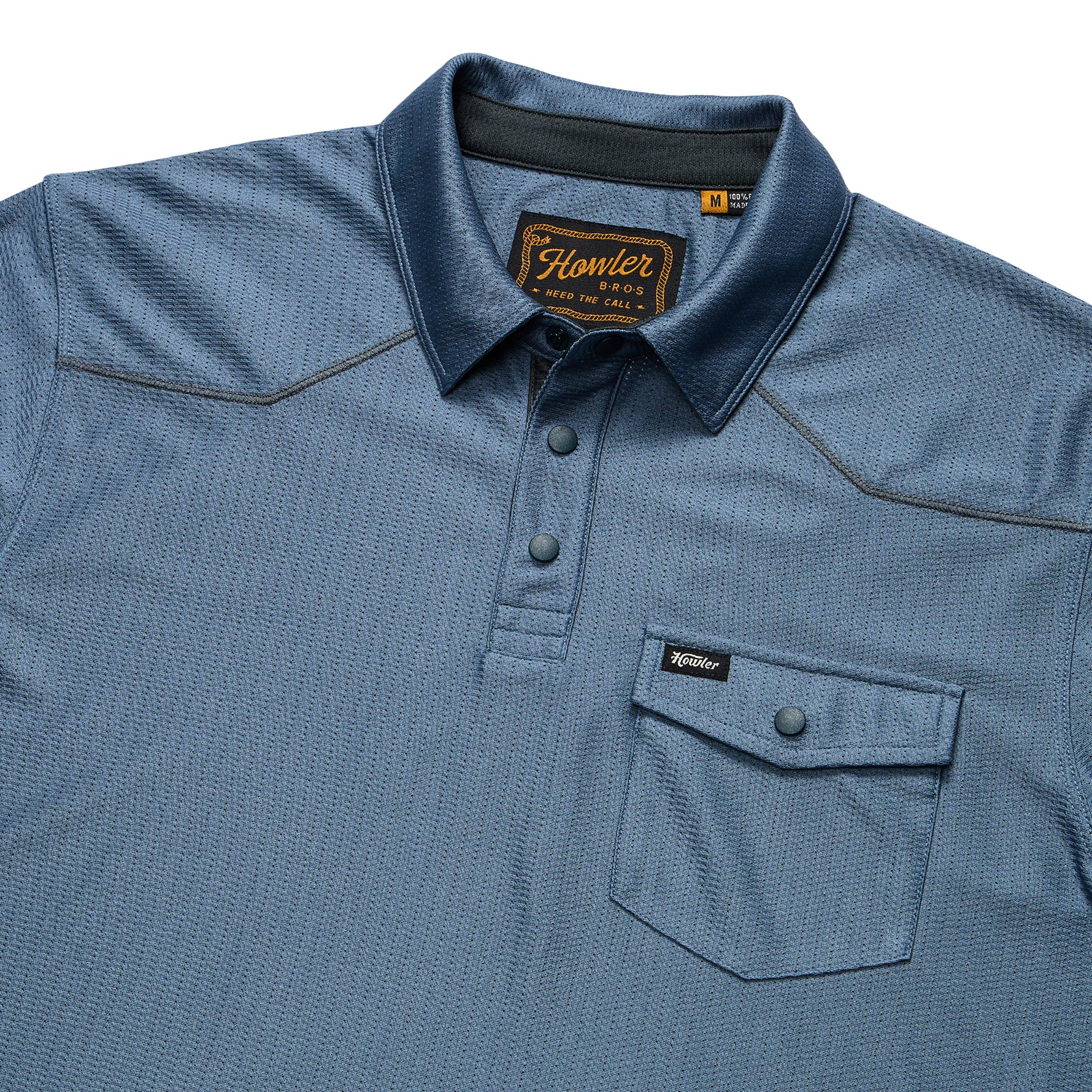 Ranchero Tech Polo "Mirage Blue"