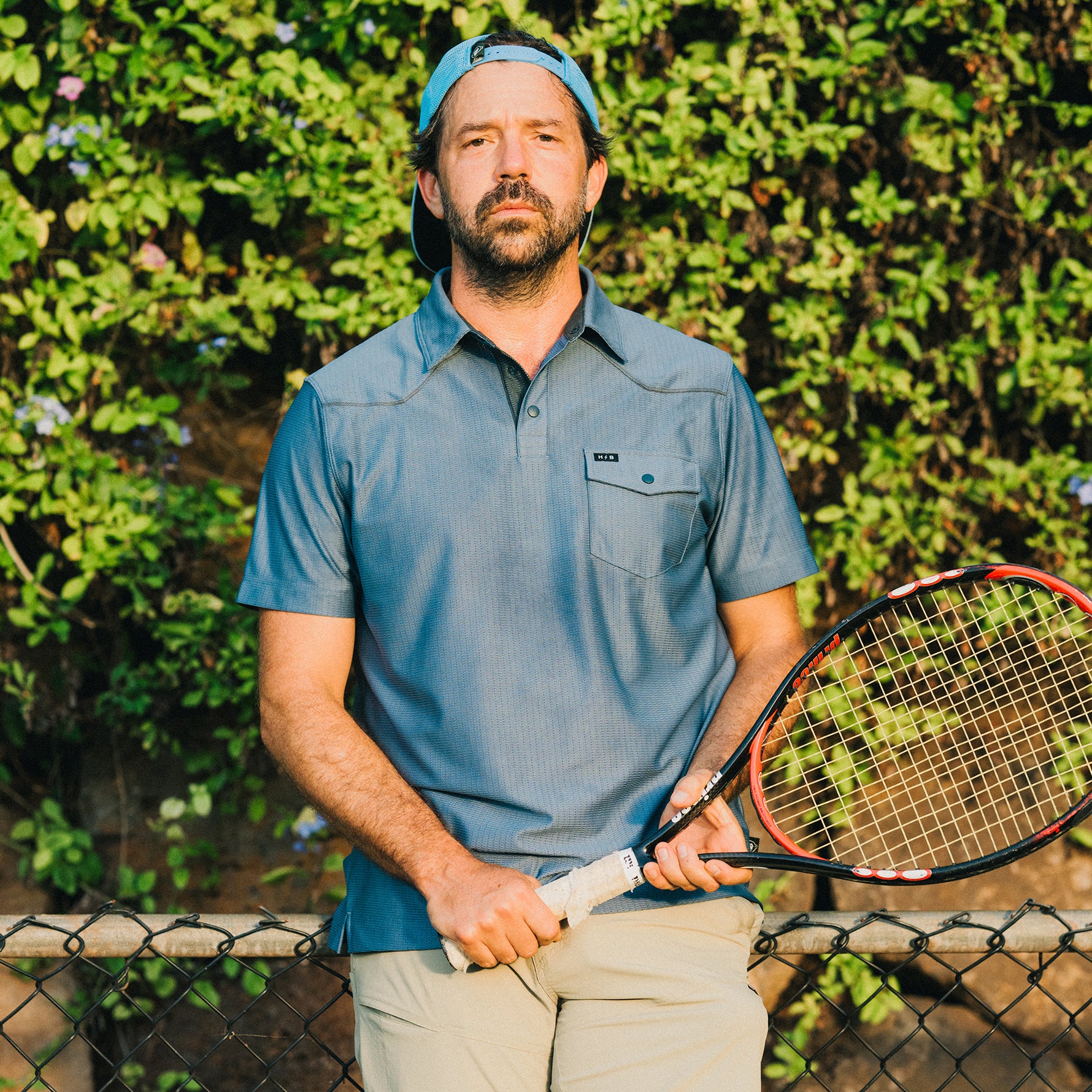 Ranchero Tech Polo "Mirage Blue"
