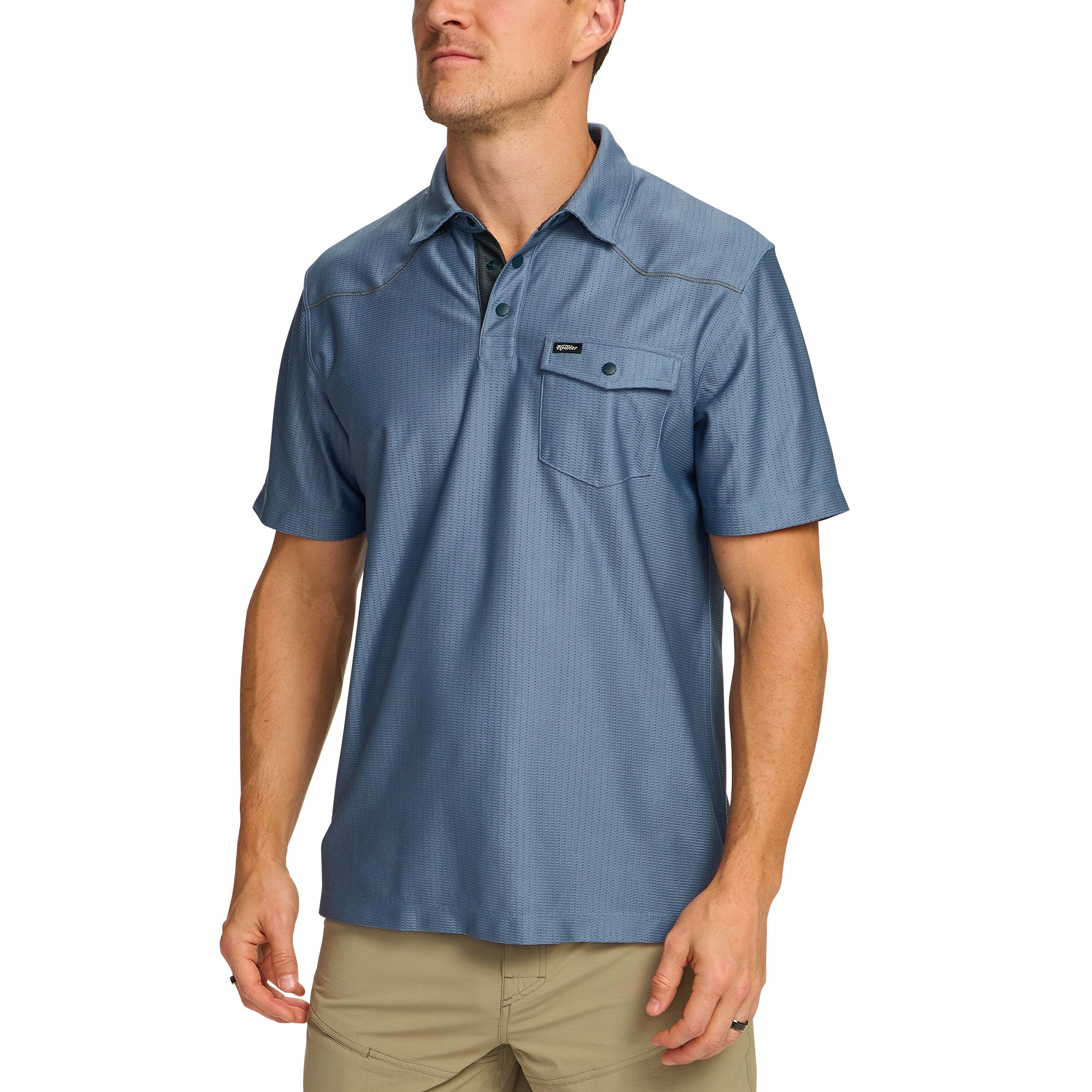 Ranchero Tech Polo "Mirage Blue"