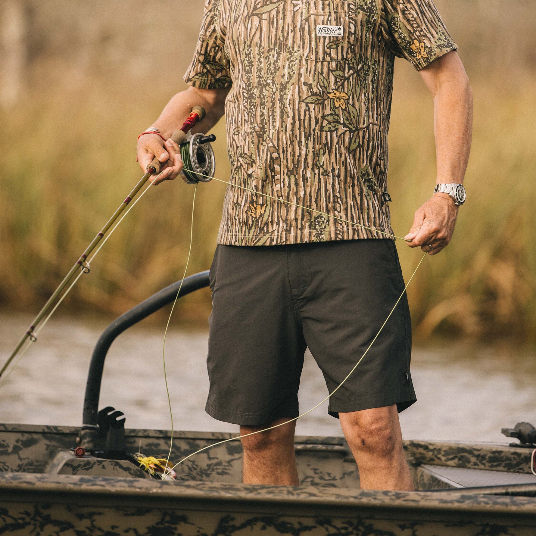 Horizon Hybrid Shorts "Antique Black"