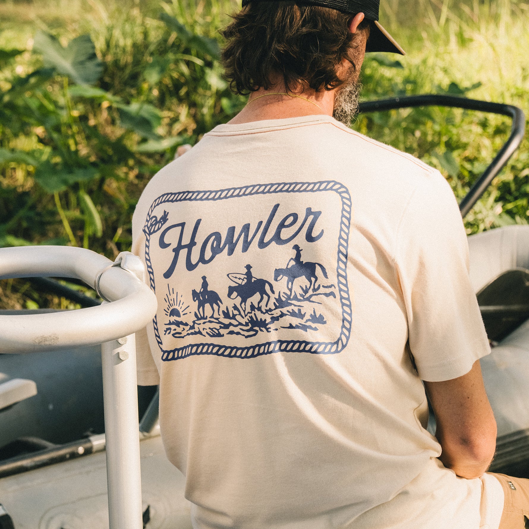 Howler Posse Tee "Sand Heather"