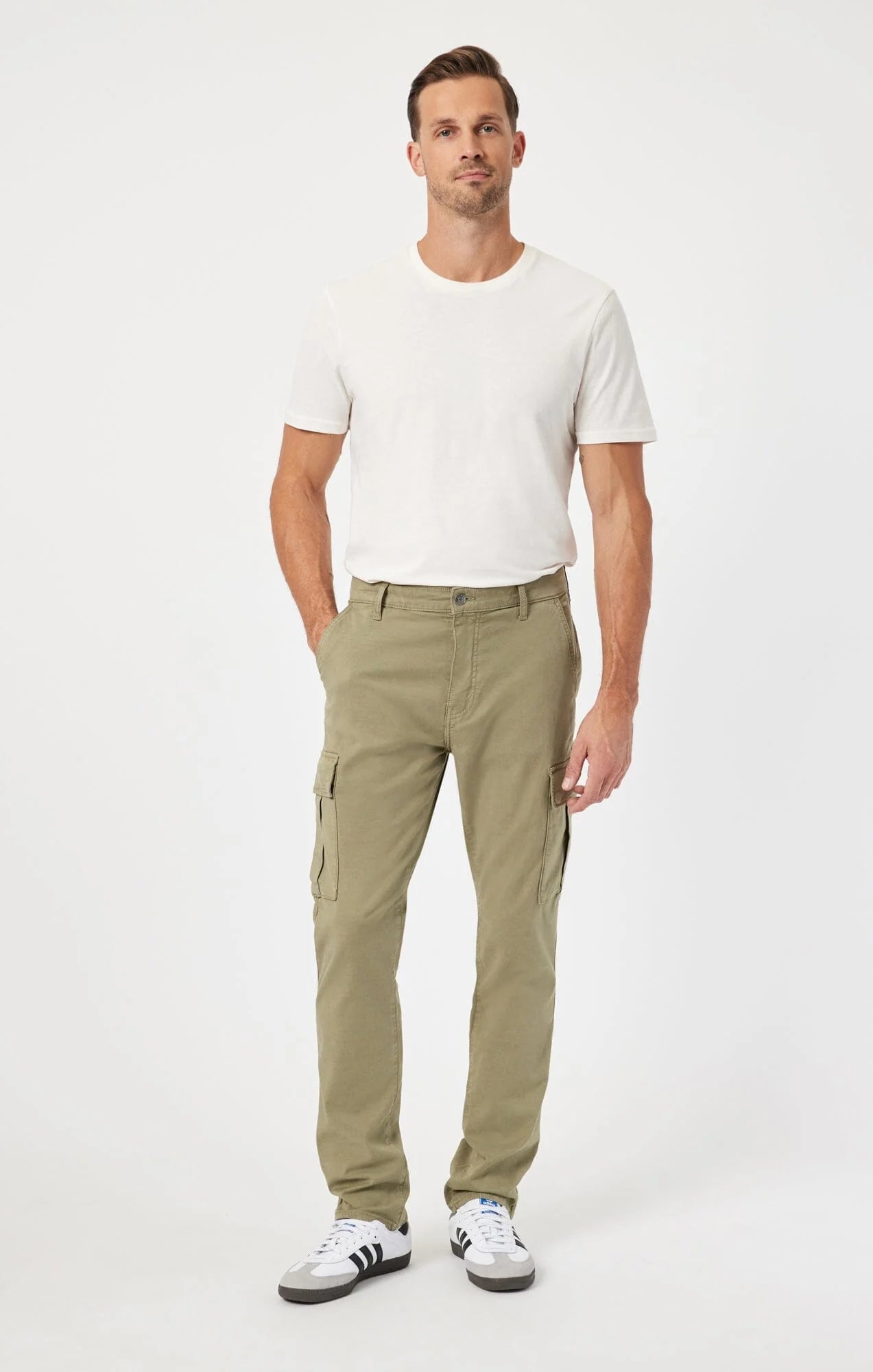 Sam Deep Green Luxe Twill