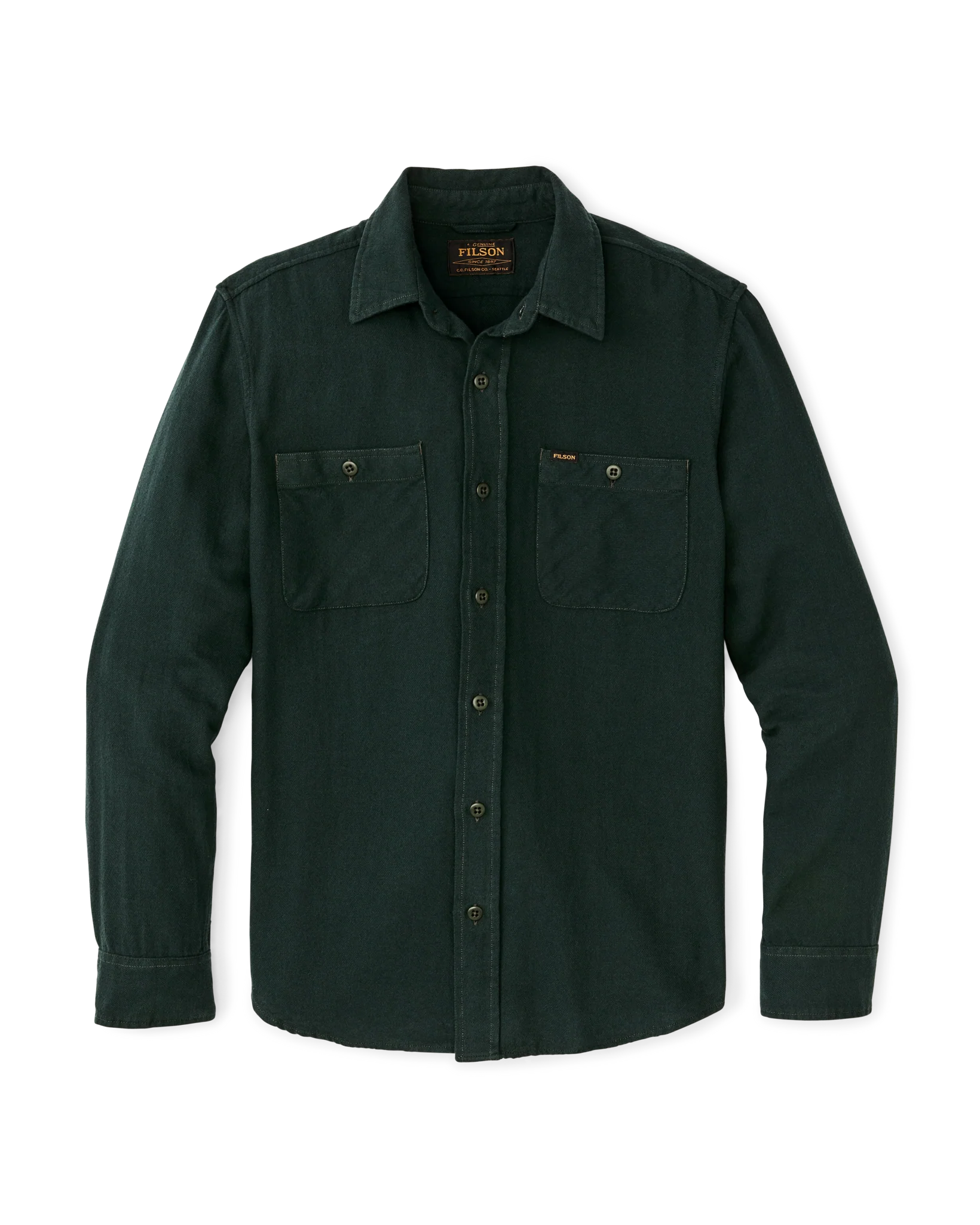 Rangeland Flannel "Forrest Green"