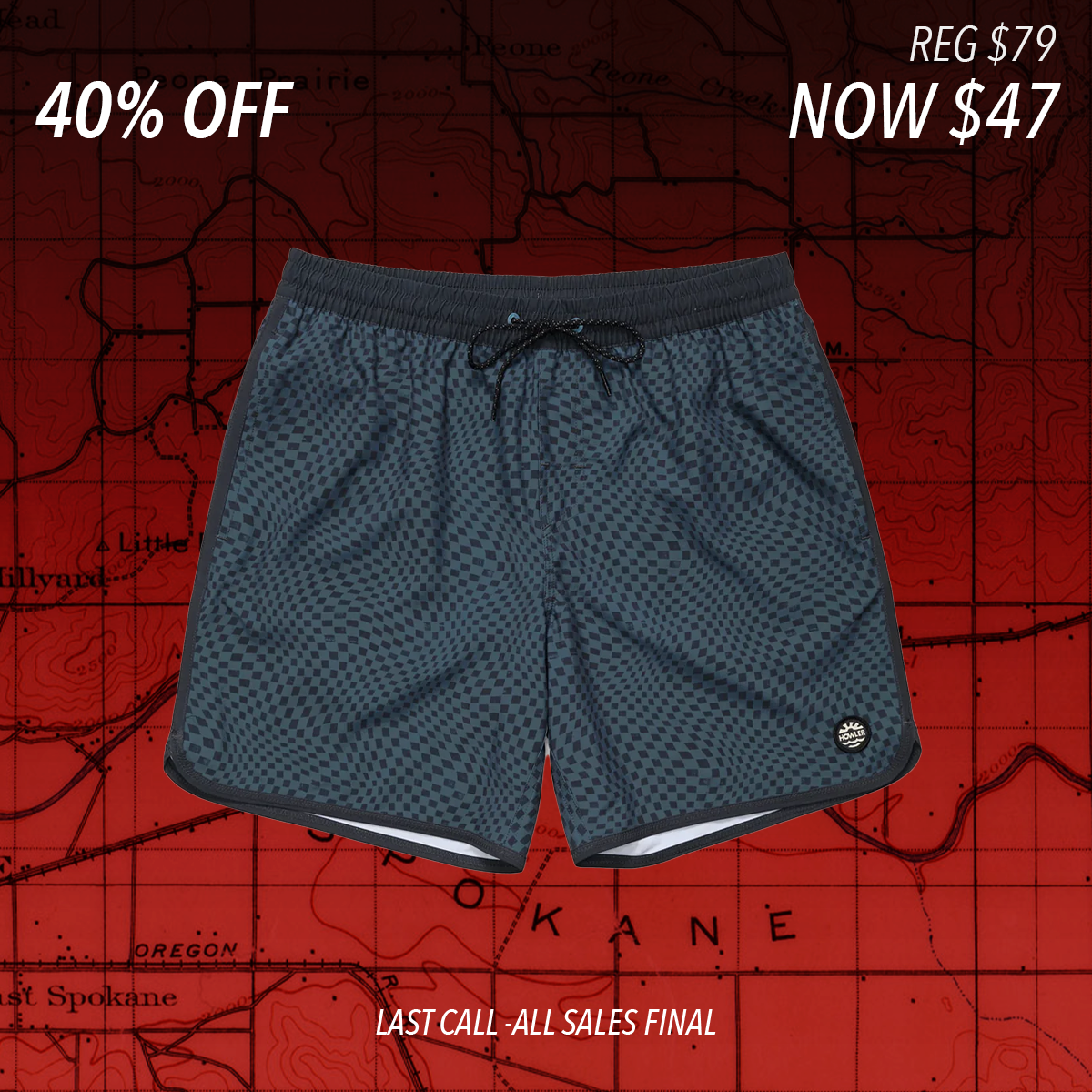 Warlock Tech Boardshorts "Dark Slate"