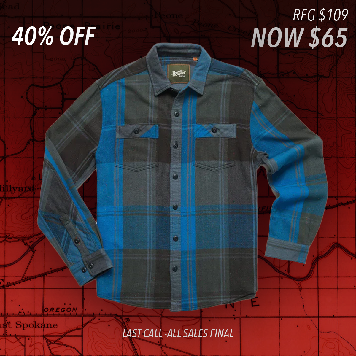 Rodanthe Blanket Flannel "Killian Plaid/Blue Streak"
