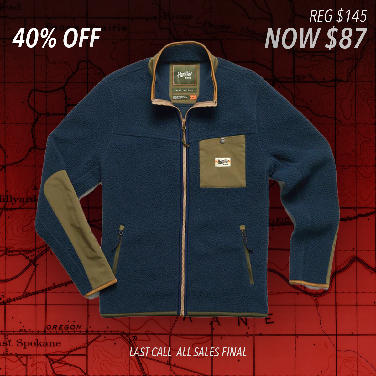 Chisos Fleece Jacket "Station Blue"
