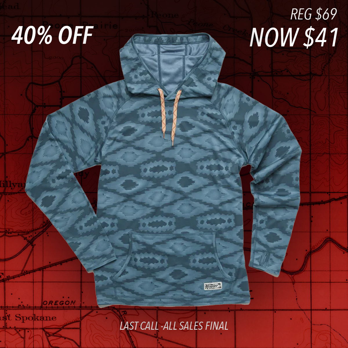 Loggerhead Hoodie "Taki Dark Slate"