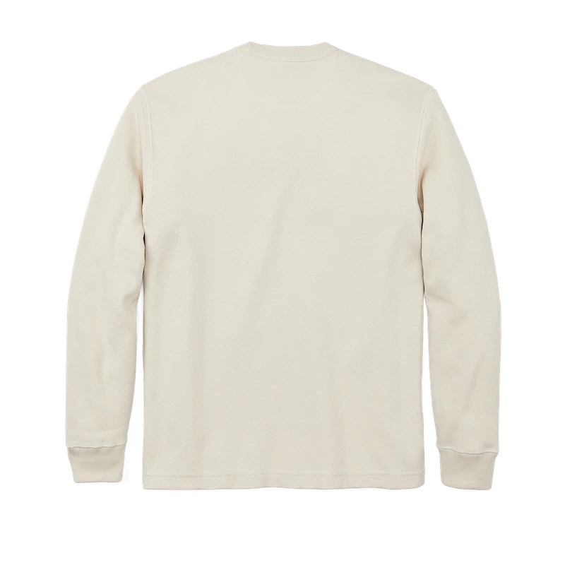 Waffle Knit Thermal Crew "Sand"