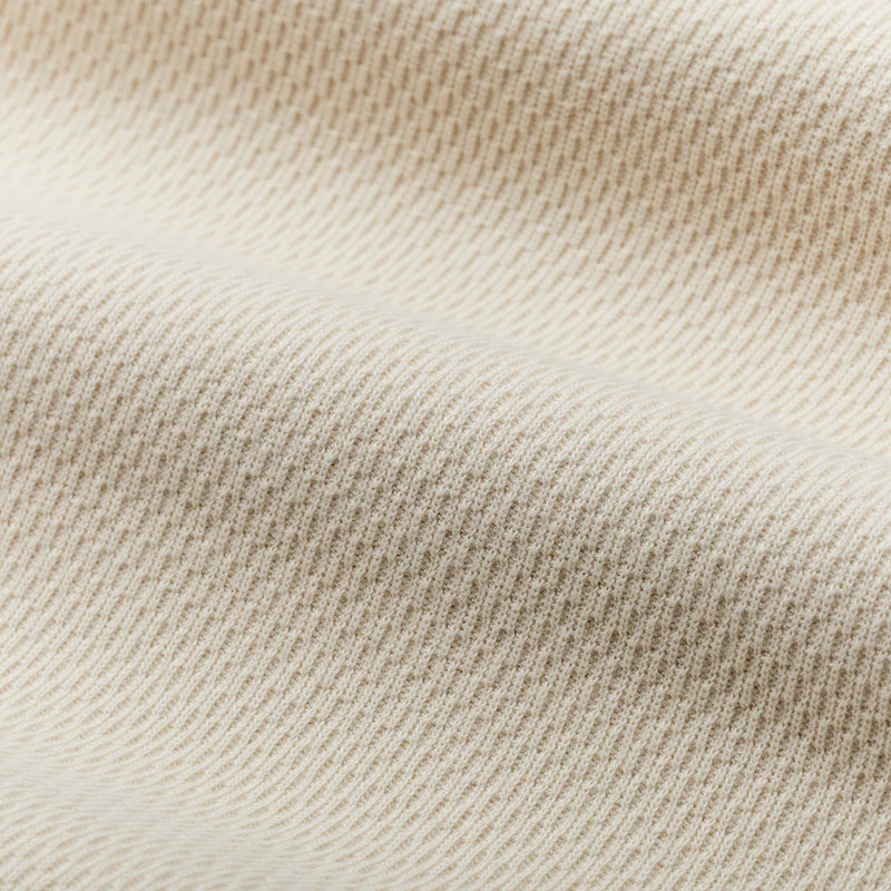 Waffle Knit Thermal Crew "Sand"