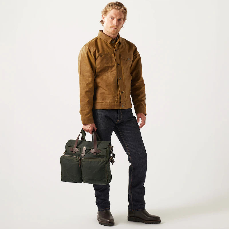 24-Hour Hour Tin Cloth Briefcase "OtterGreen"