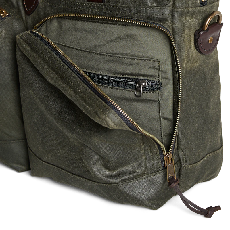24-Hour Hour Tin Cloth Briefcase "OtterGreen"
