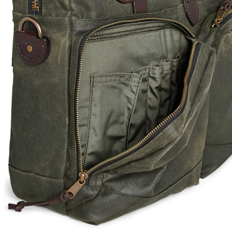24-Hour Hour Tin Cloth Briefcase "OtterGreen"