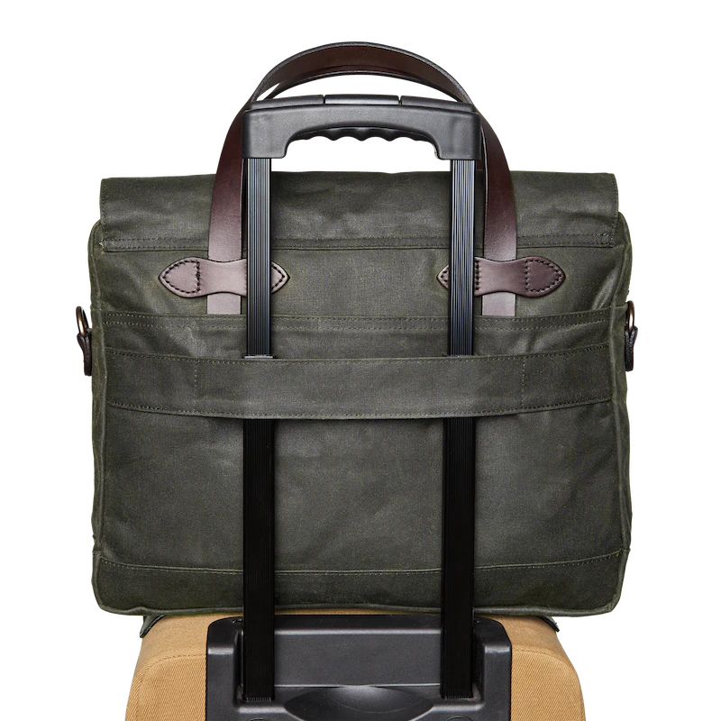 24-Hour Hour Tin Cloth Briefcase "OtterGreen"