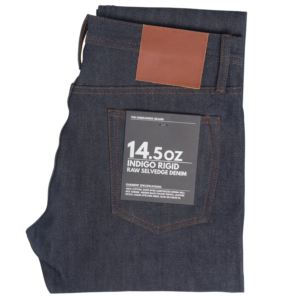 UB201 Tapered Fit 14.5oz Indigo Selvedge Denim