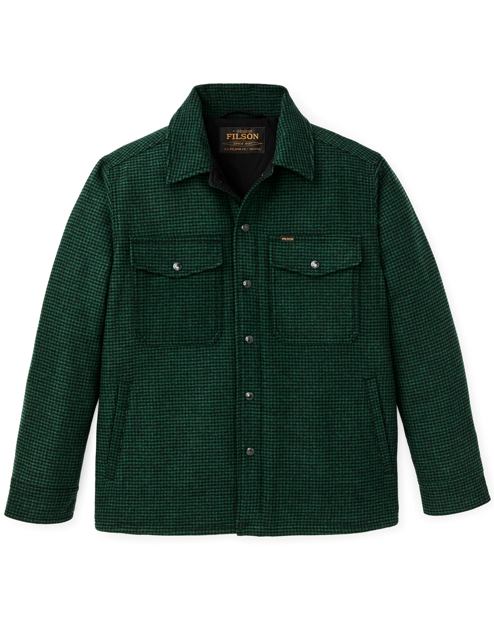 Spokane Insulated Jac-Shirt "Green/Black Plaid"