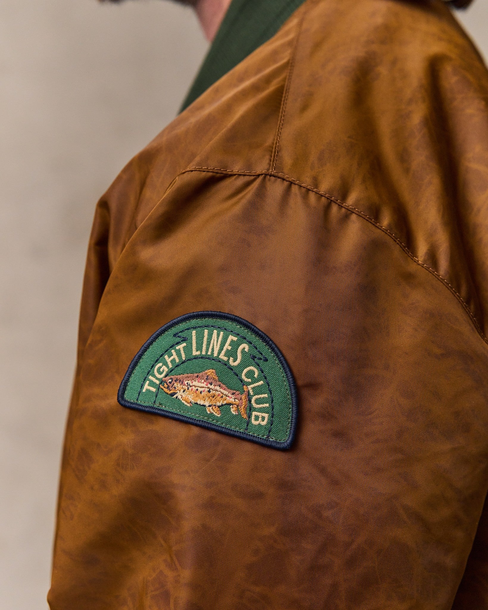 Embroidered Montlake Jacket "Whiskey"