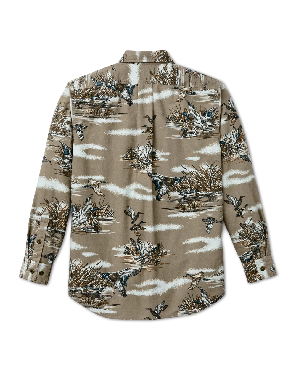 Field Flannel "Marsh Olive Print"