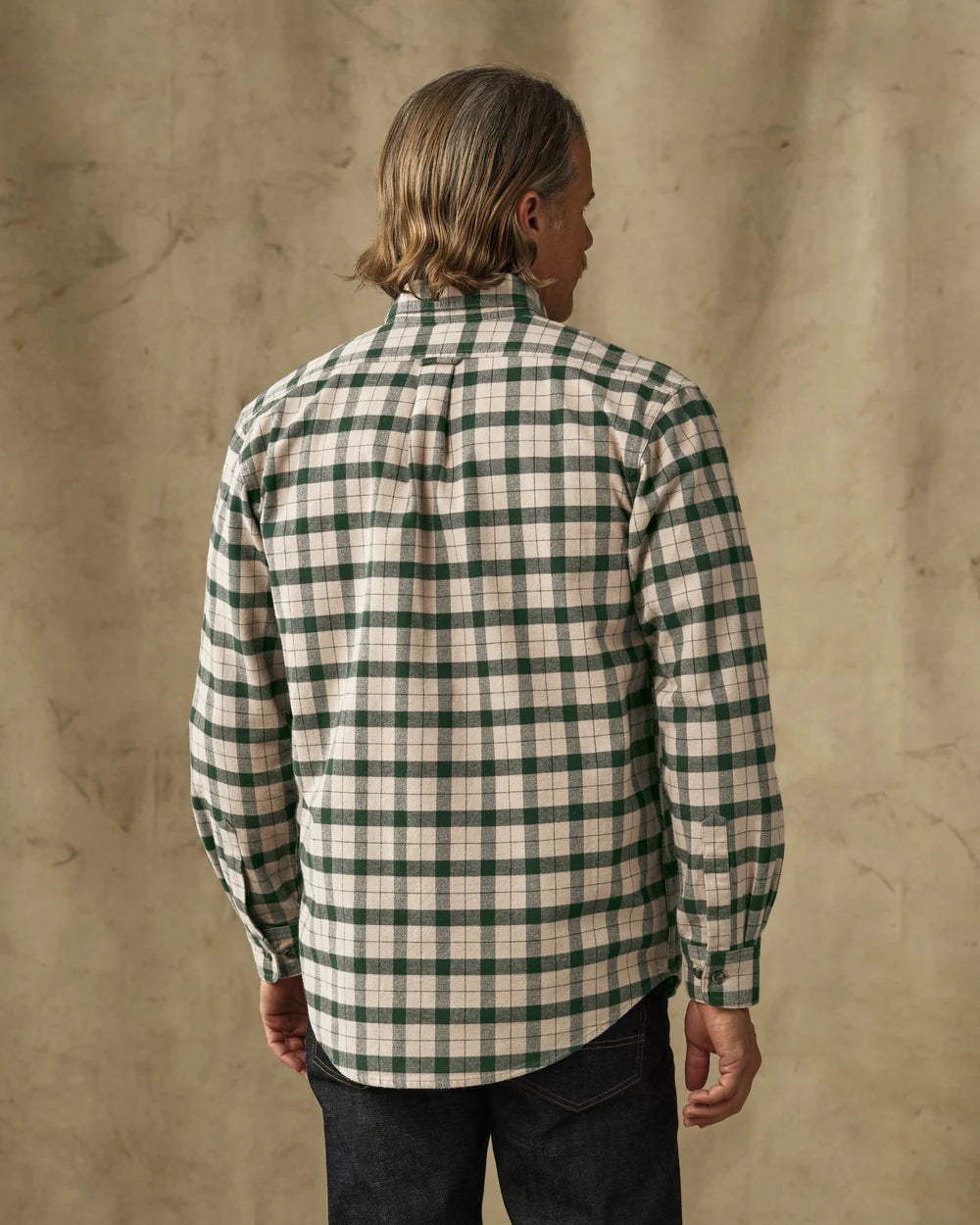 Alaskan Guide Shirt "Oatmeal/Pine Plaid"